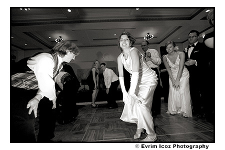 Portland Wedding with Swing Lindy Hop Theme at Art Museum