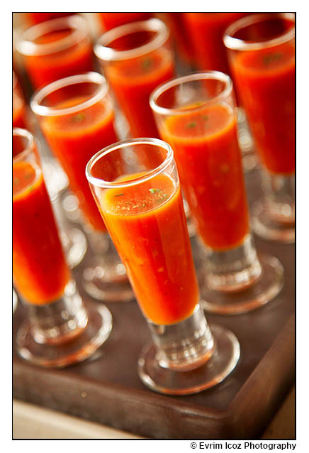 gazpacho wedding shot glass