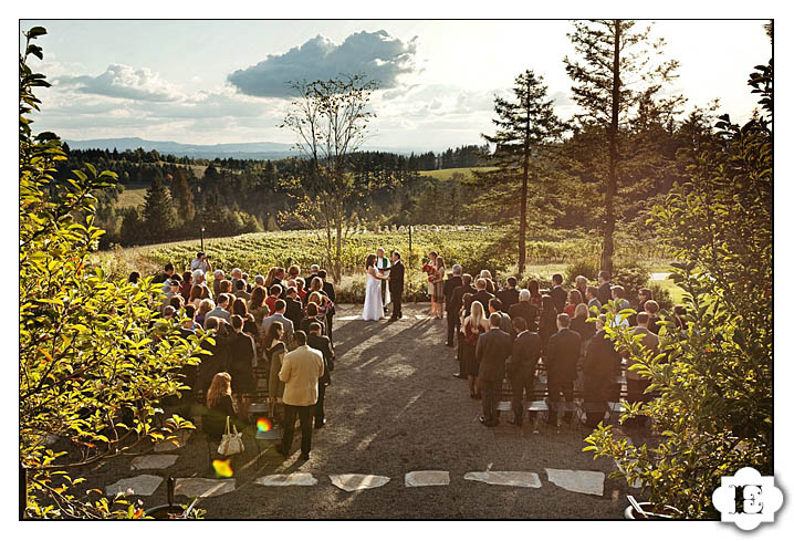 fall garden vineyards wedding