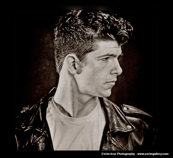 Portland Rockabilly Greaser Portrait