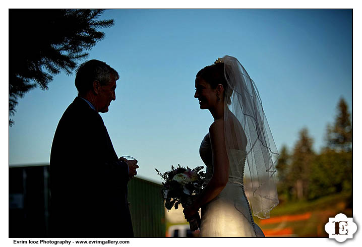 McMenamins Edgefield The Attic Little Red Shed Amphitheater Wedding Reception and Ceremony