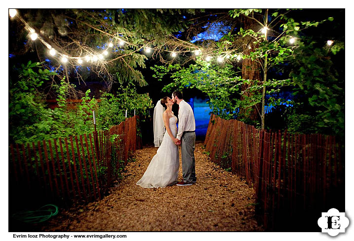 McMenamins Edgefield The Attic Little Red Shed Amphitheater  Wedding Reception and Ceremony