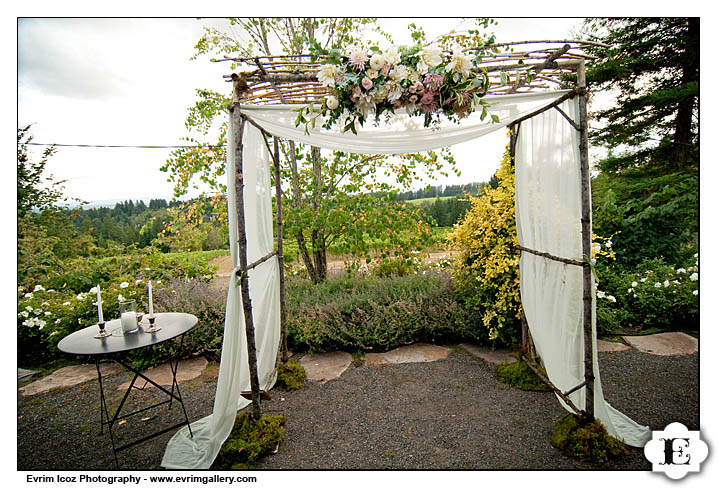 Garden Vineyards Wedding Reception and Ceremony