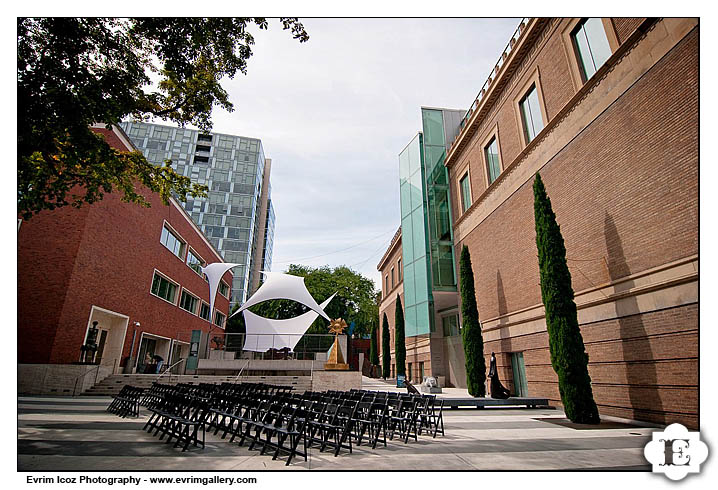 Portland Art Museum Sculputre Garden Wedding