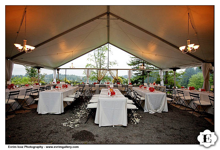 Rainy Oregon Vineyard Wedding