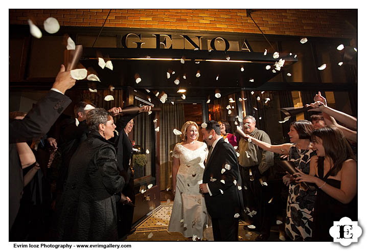 Wedding at the Genoa Restaurant in Portland Oregon