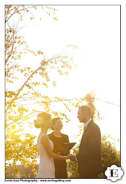 Fall Portland Oregon Vineyard Wedding