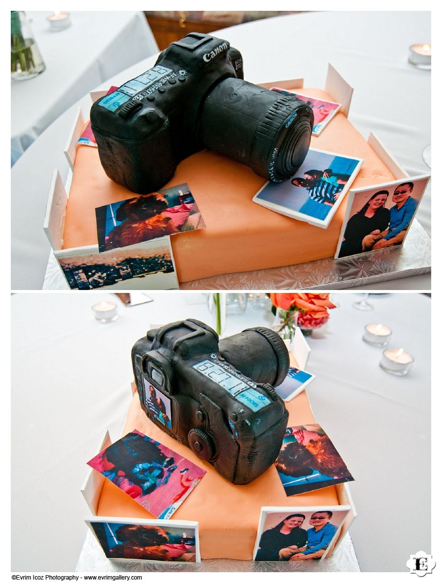 Unique Camera Groom's Cake