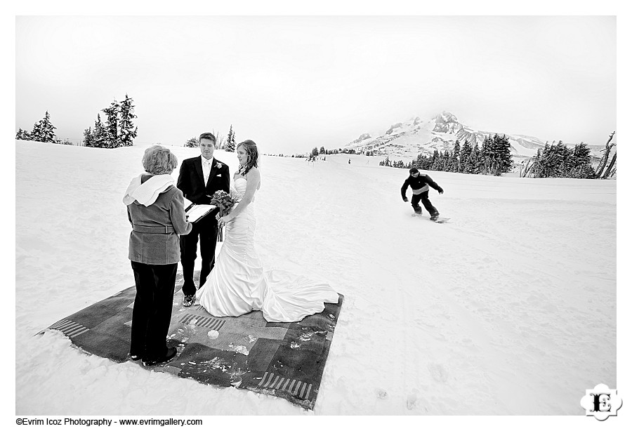 Wedding at Timberline Lodge