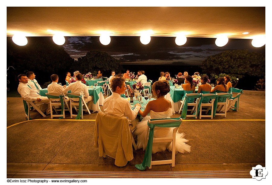 Maui wedding reception at Kukahiko Estate</p> <p>