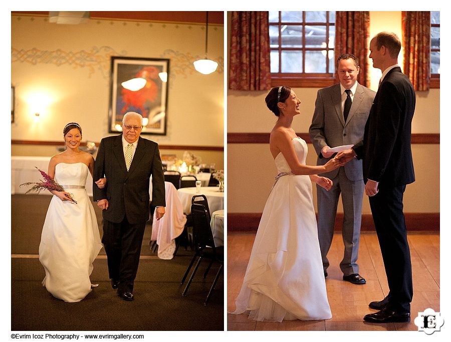 McMenamins Edgefield Winter Wedding