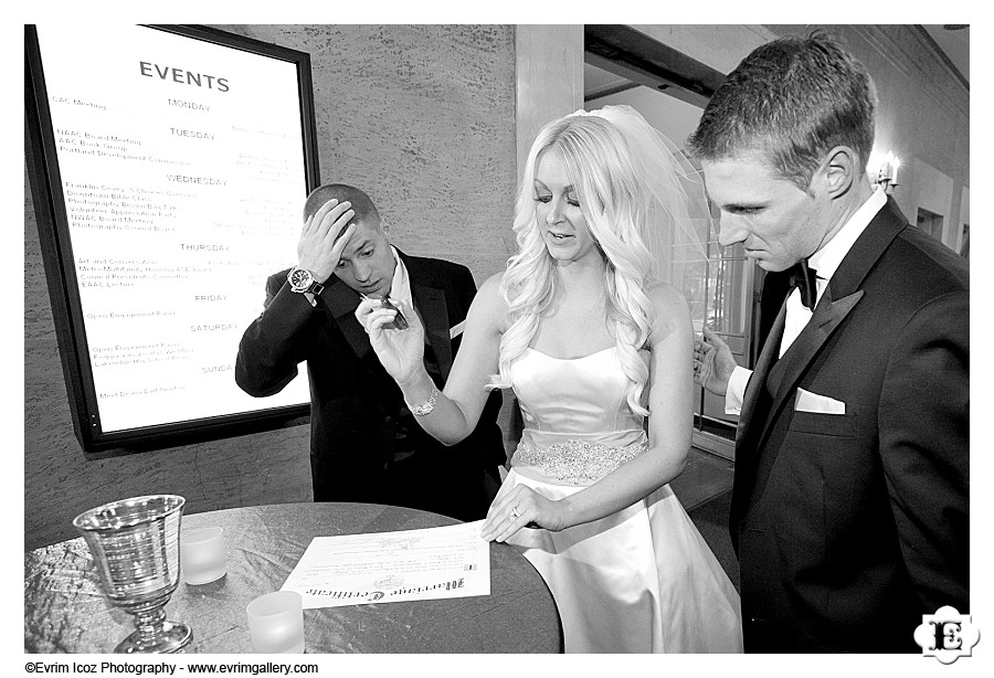 Wedding at Portland Art Museum Sunken Ballroom