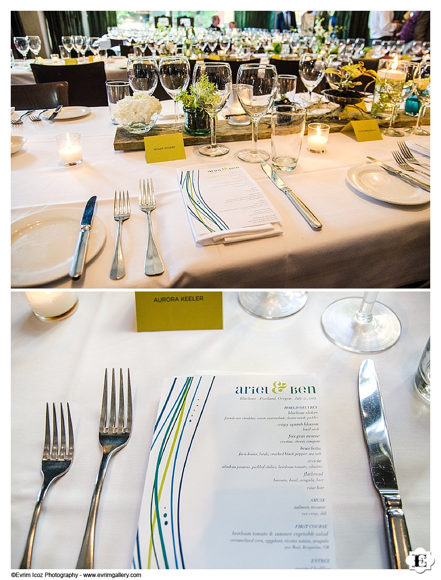 Blue Hour Bluehour Portland Restaurant Wedding