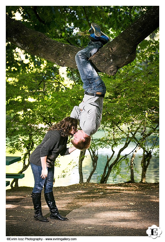 Spiderman Wedding Kiss Engagement Picture