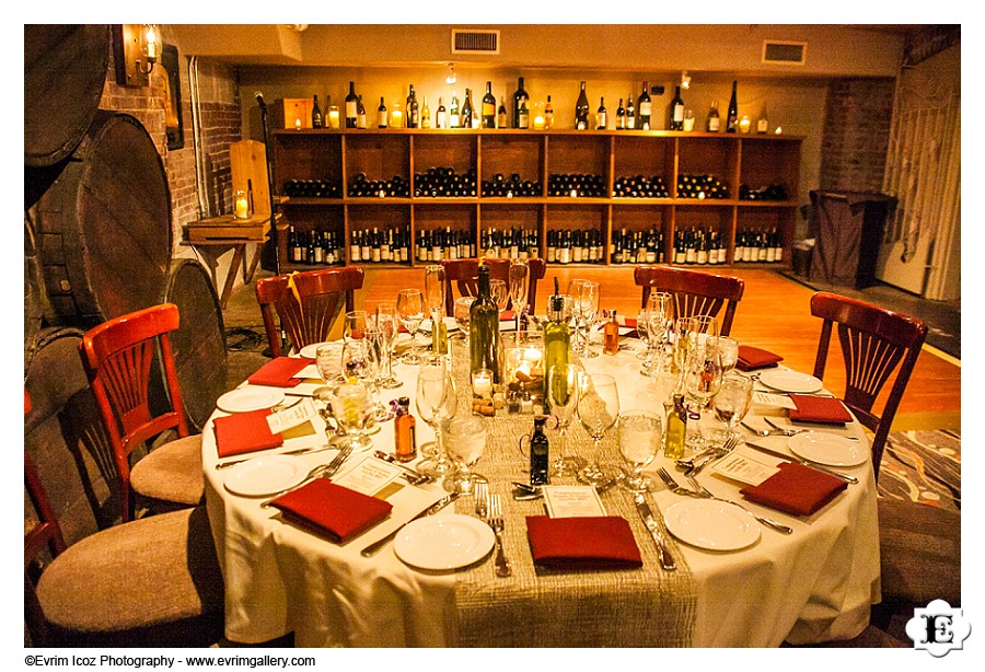 Pazzo Restaurant Wine Cellar Wedding