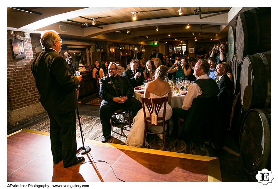 Pazzo Restaurant Wine Cellar Wedding