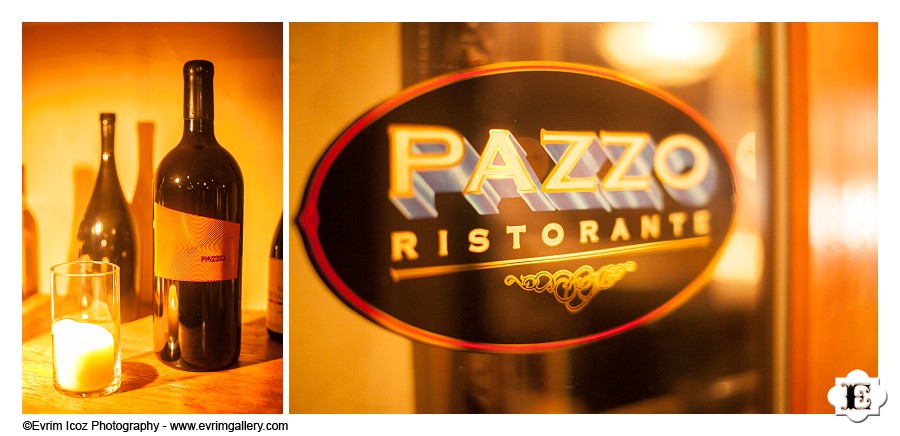 Pazzo Restaurant Wine Cellar Wedding