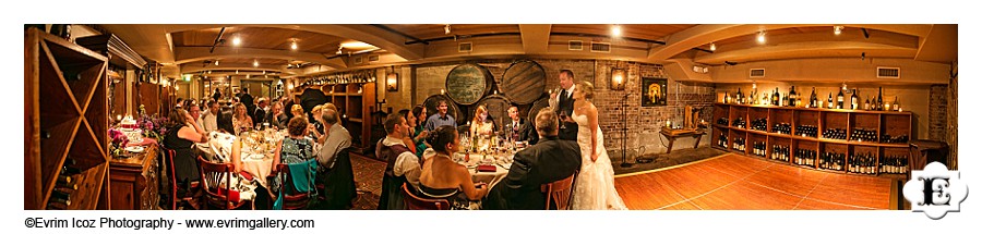 Pazzo Restaurant Wine Cellar Wedding