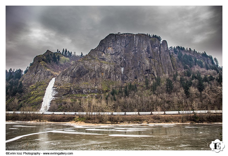 Winter Snow Frozen Columbia Gorge