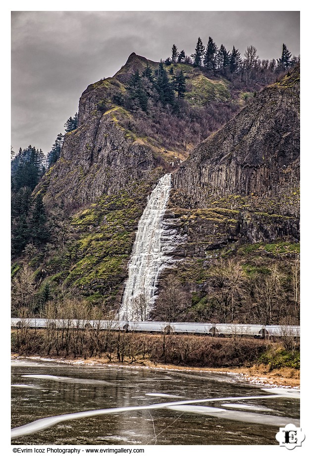 Winter Snow Frozen Columbia Gorge