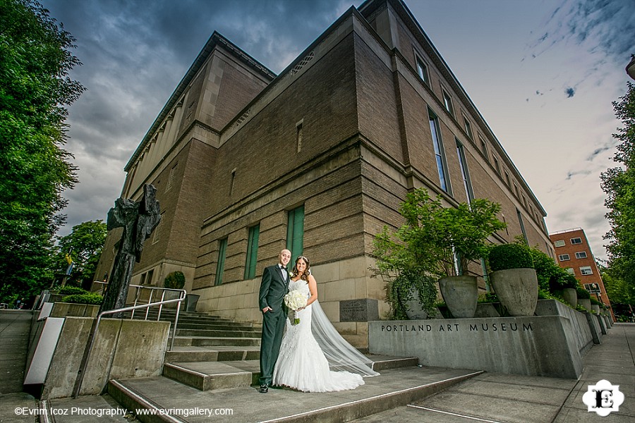 Portland Jewish Wedding at Portland Art Museum