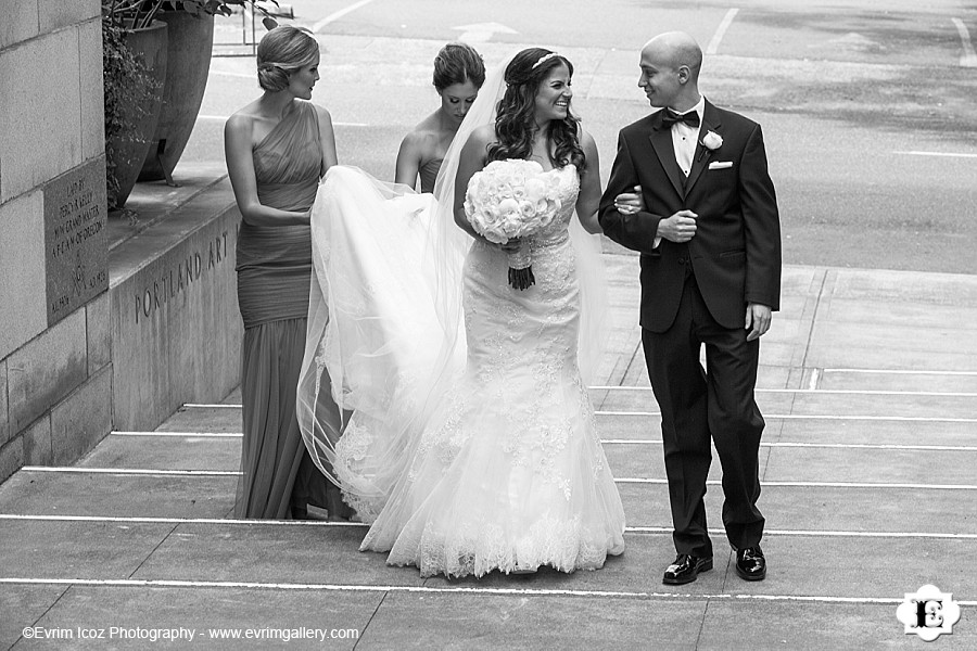 Portland Jewish Wedding at Portland Art Museum