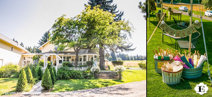 Mt. Hood Bed and Breakfast Rustic Wedding