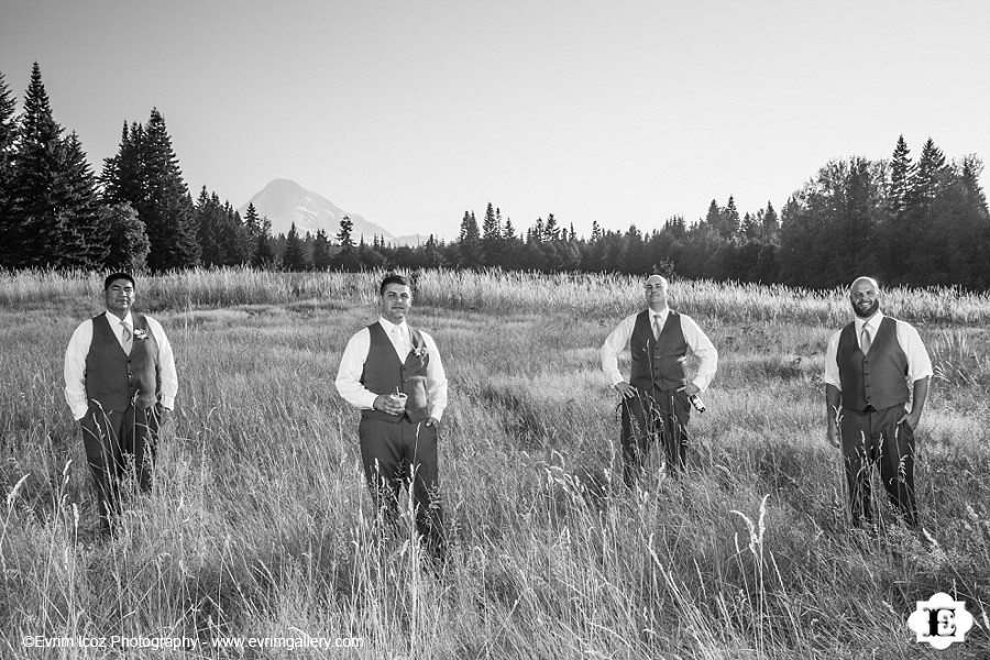 Mt. Hood Bed and Breakfast Rustic Wedding