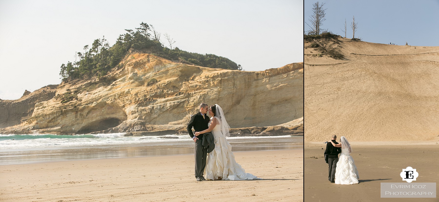 Pacific City Cape Kiwanda Oregon Beach Wedding