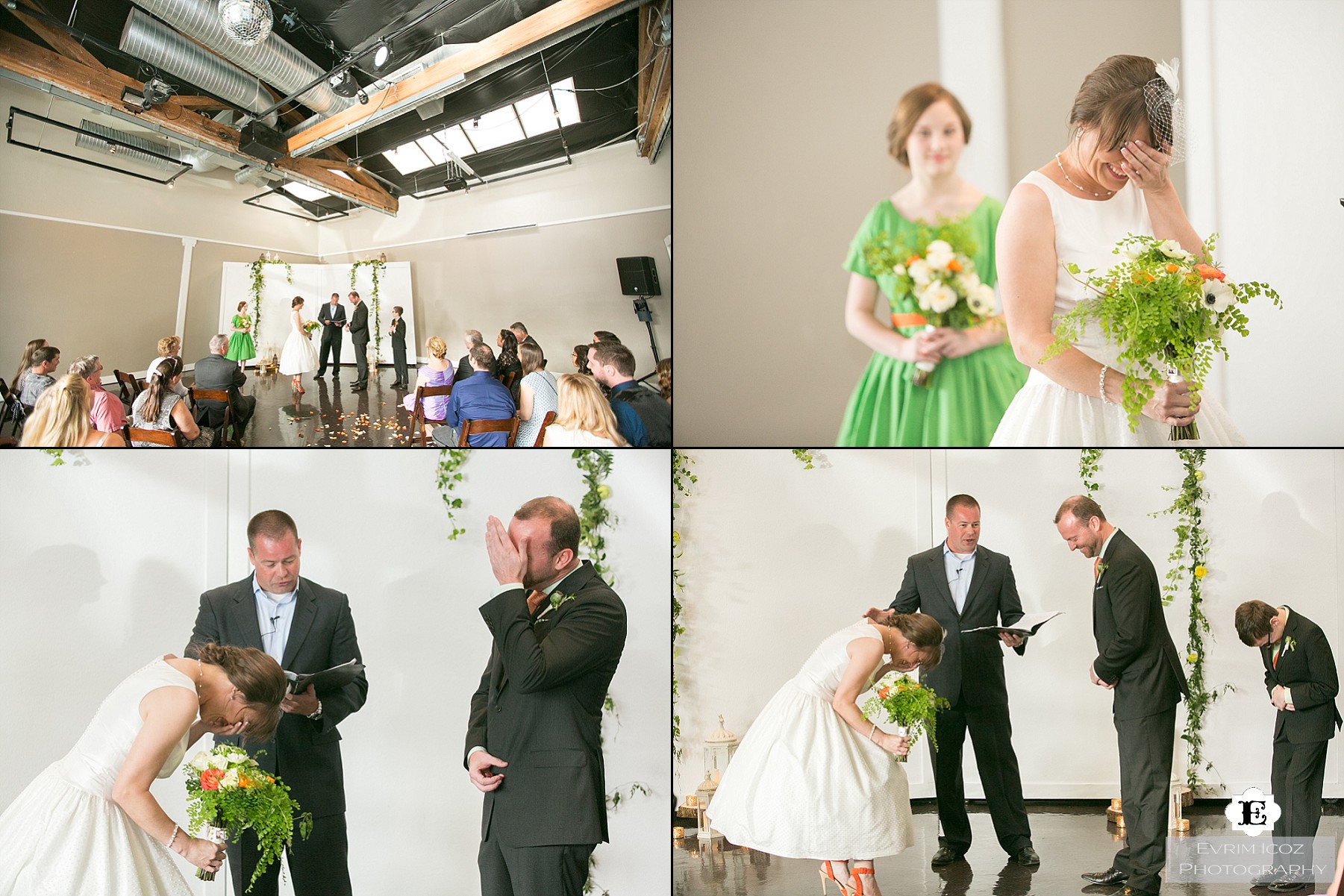 Urban Studio Wedding in Portland Oregon