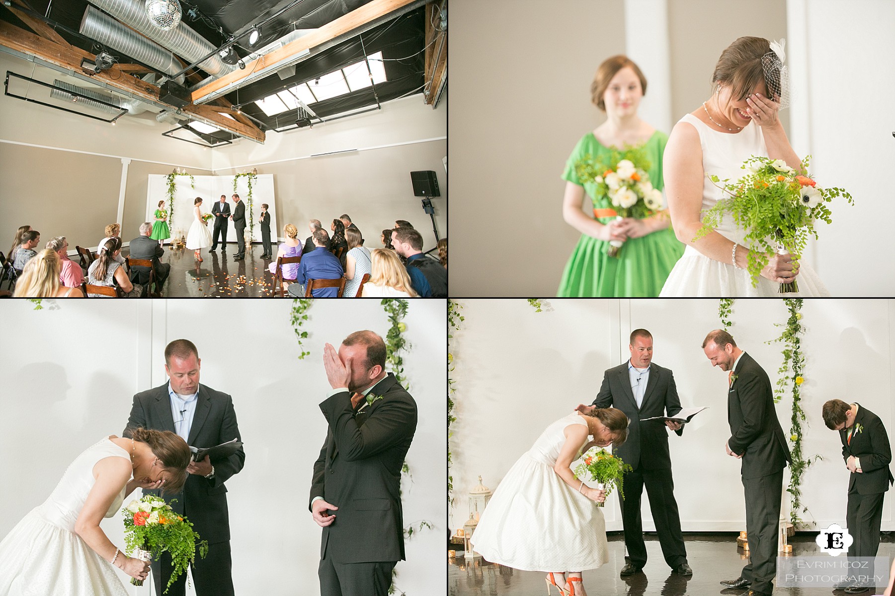 Urban Studio Wedding in Portland Oregon