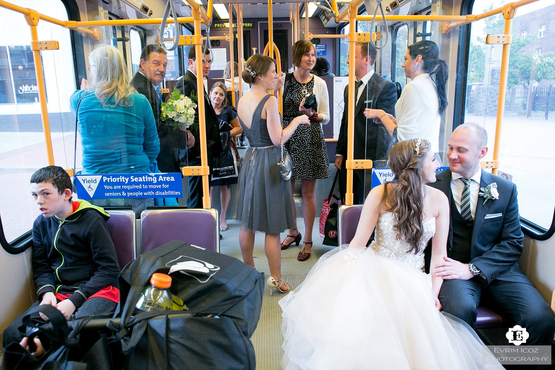 Portland MAX Train Wedding