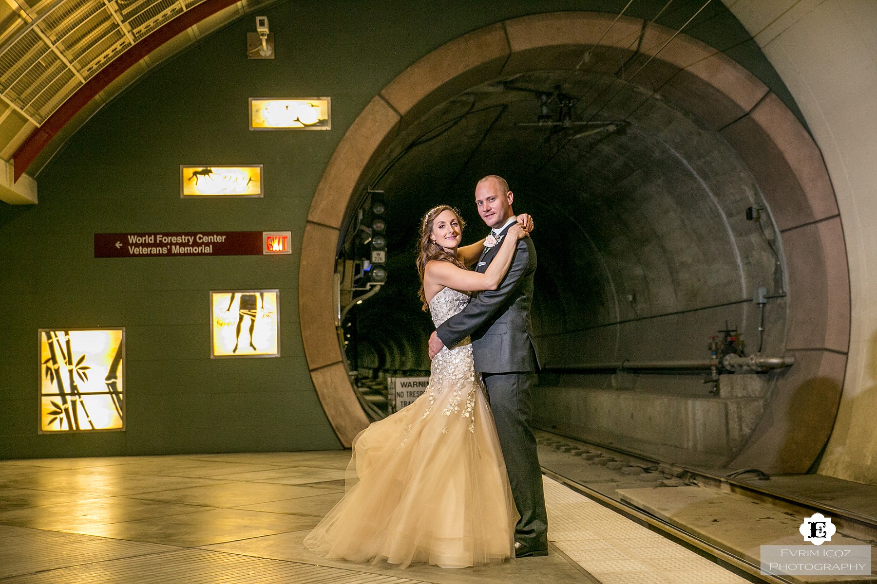 Portland MAX Train Wedding