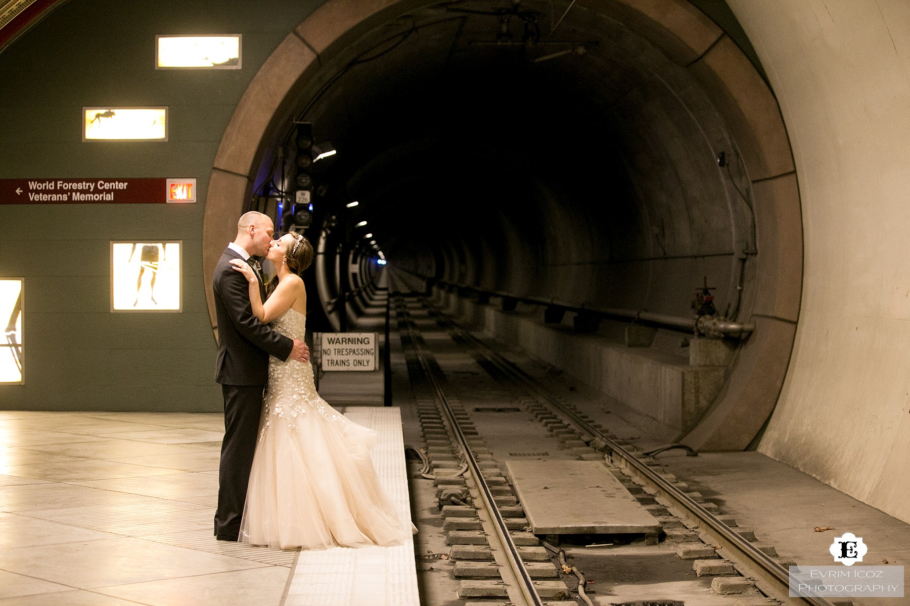 Portland MAX Train Wedding