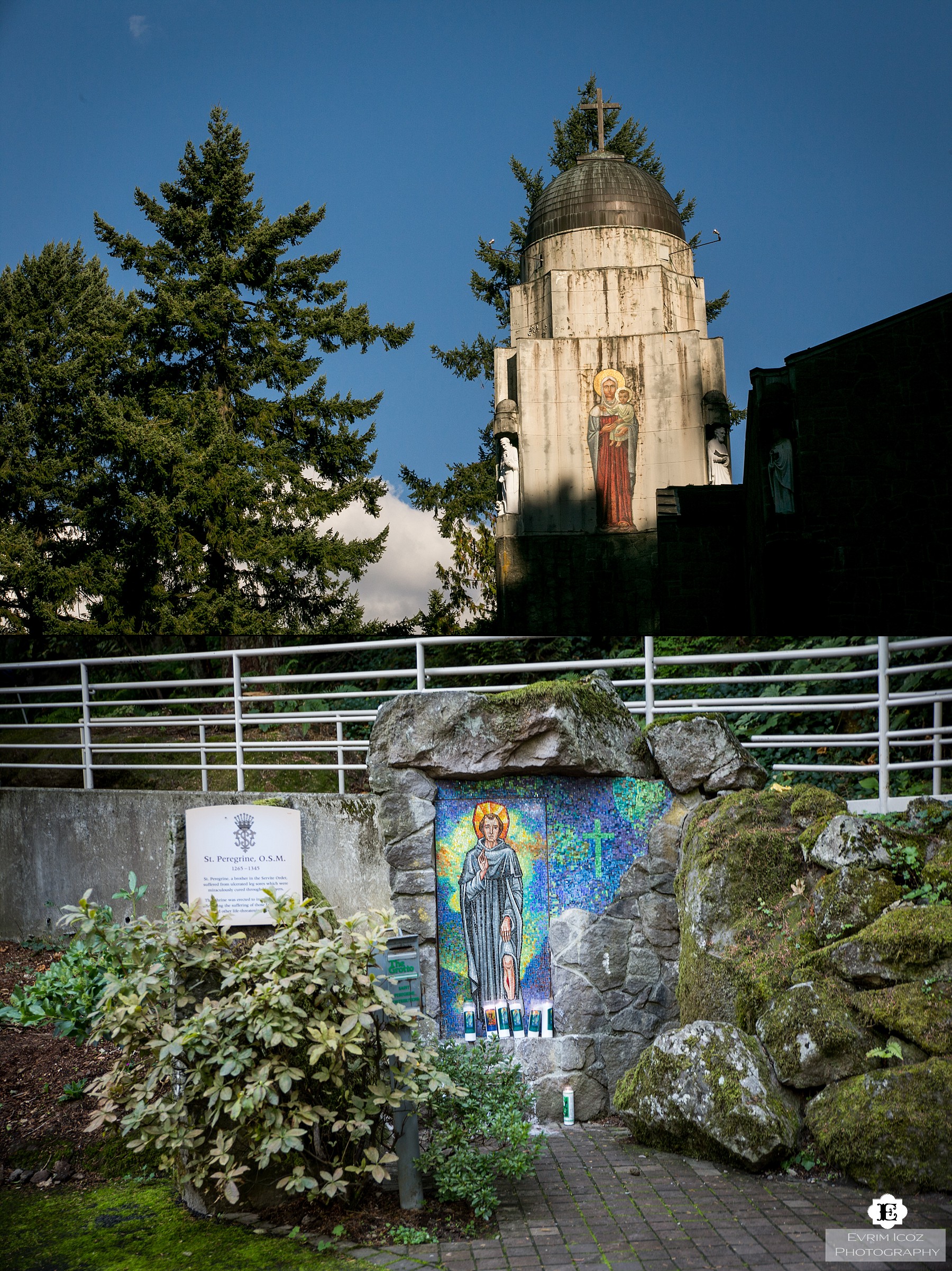 Wedding at The Grotto, Portland