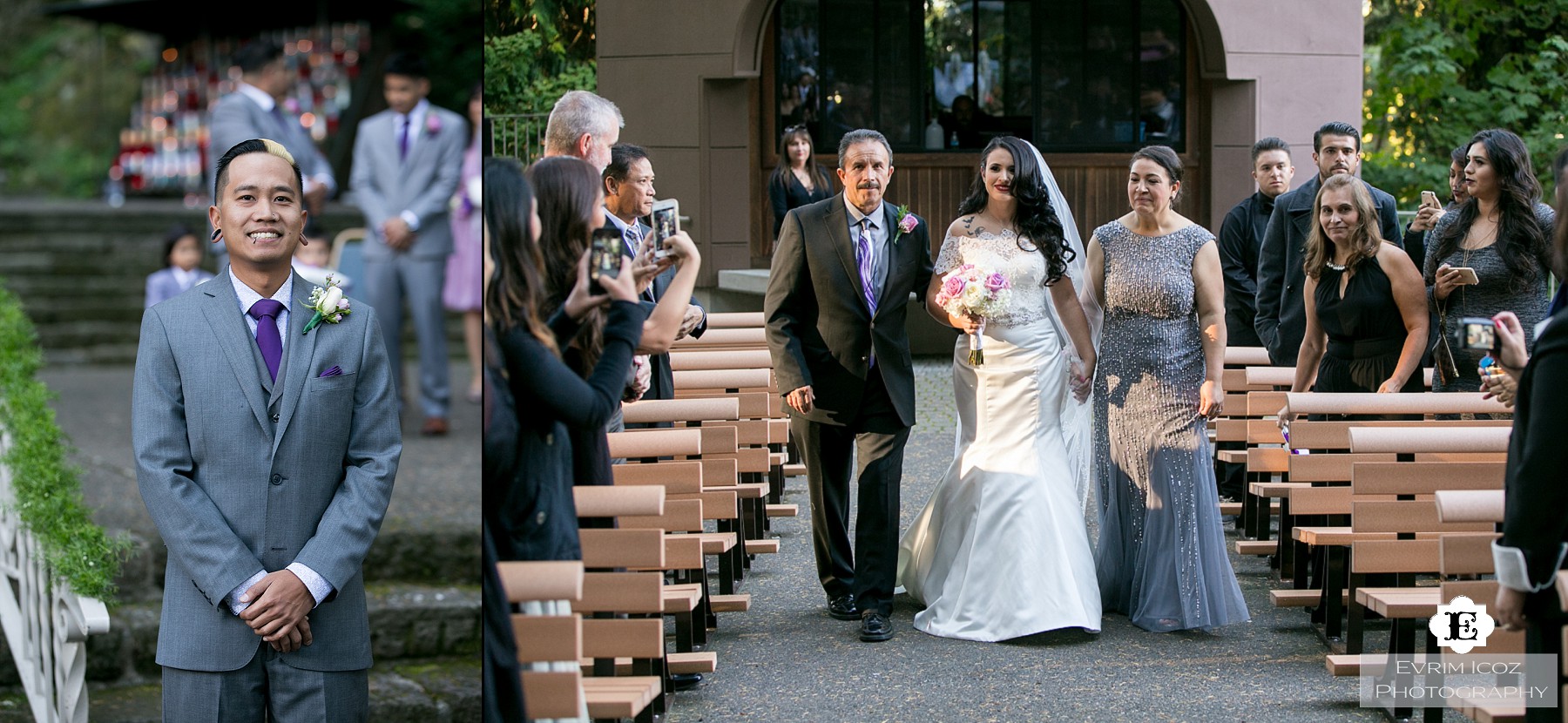 Wedding at The Grotto, Portland