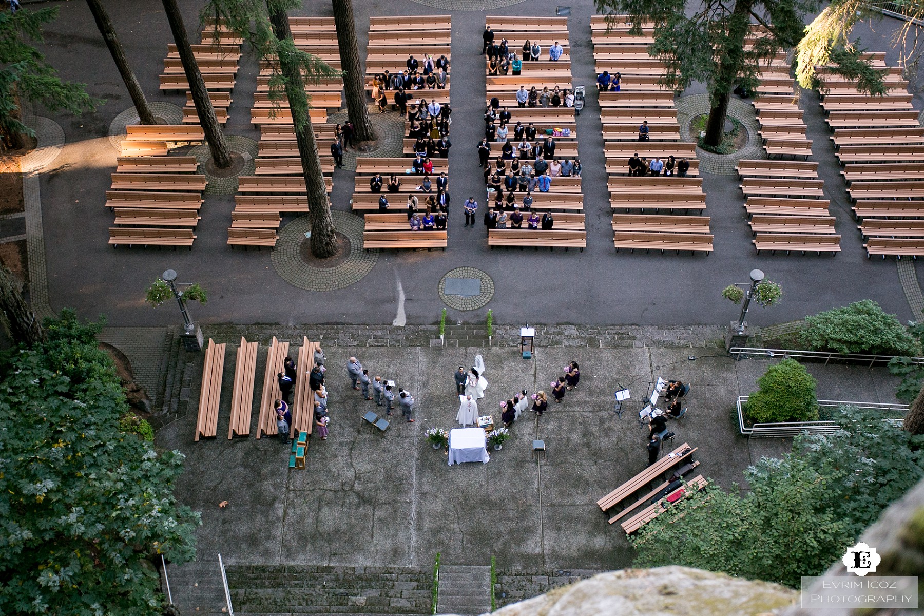 Wedding at The Grotto, Portland