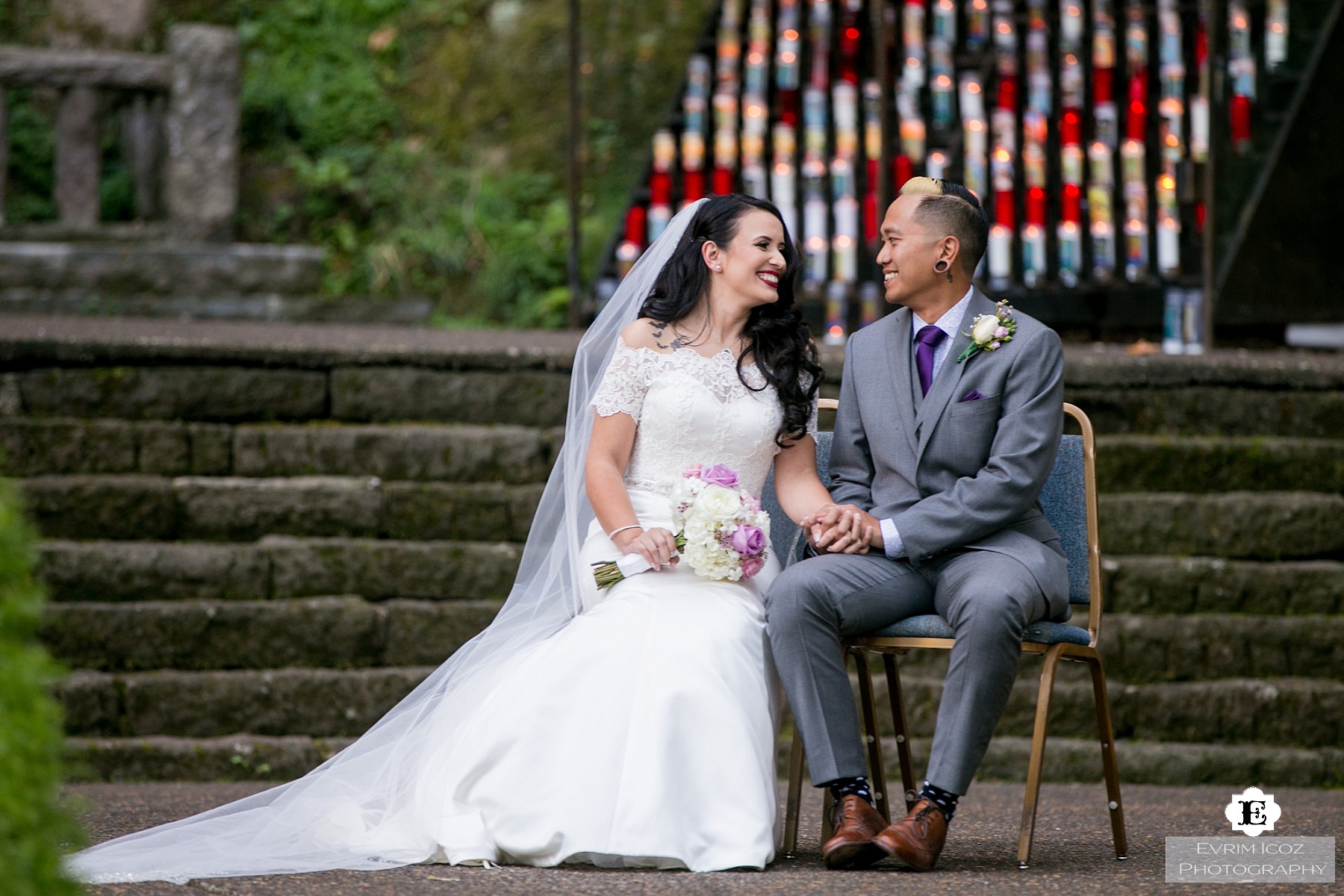 Wedding at The Grotto, Portland