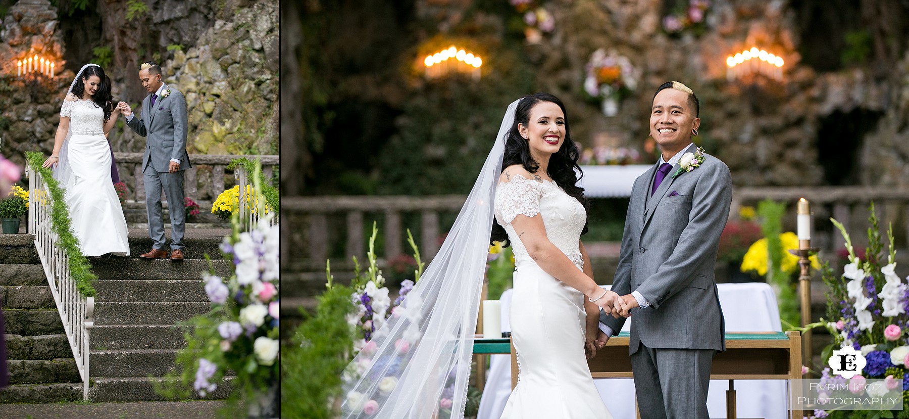 Wedding at The Grotto, Portland