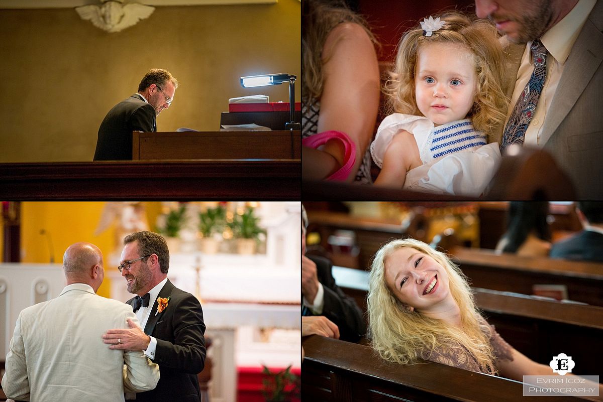 Wedding Ceremony at St Stanislaus Polish Church Portland