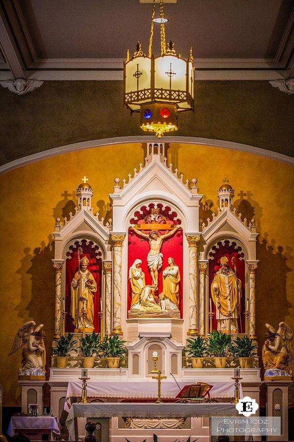 Wedding Ceremony at St Stanislaus Polish Church Portland