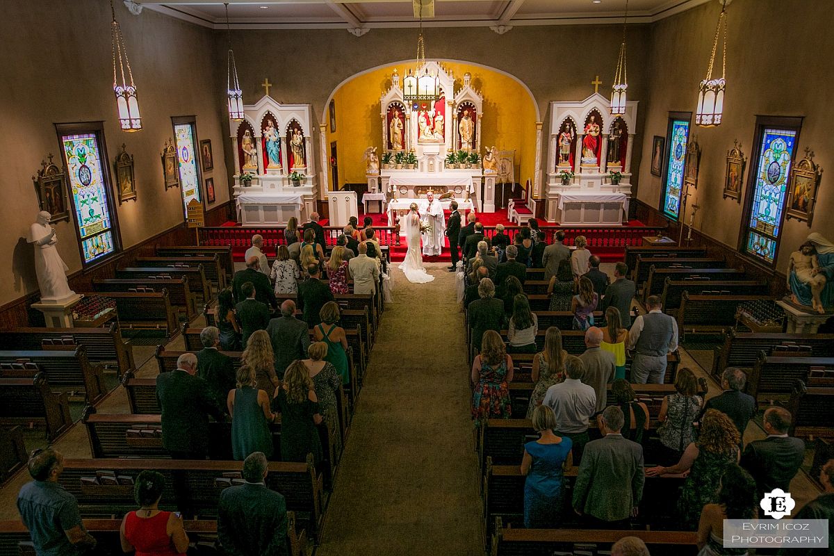 Wedding Ceremony at St Stanislaus Polish Church Portland