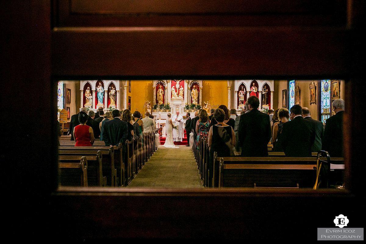 Wedding Ceremony at St Stanislaus Polish Church Portland