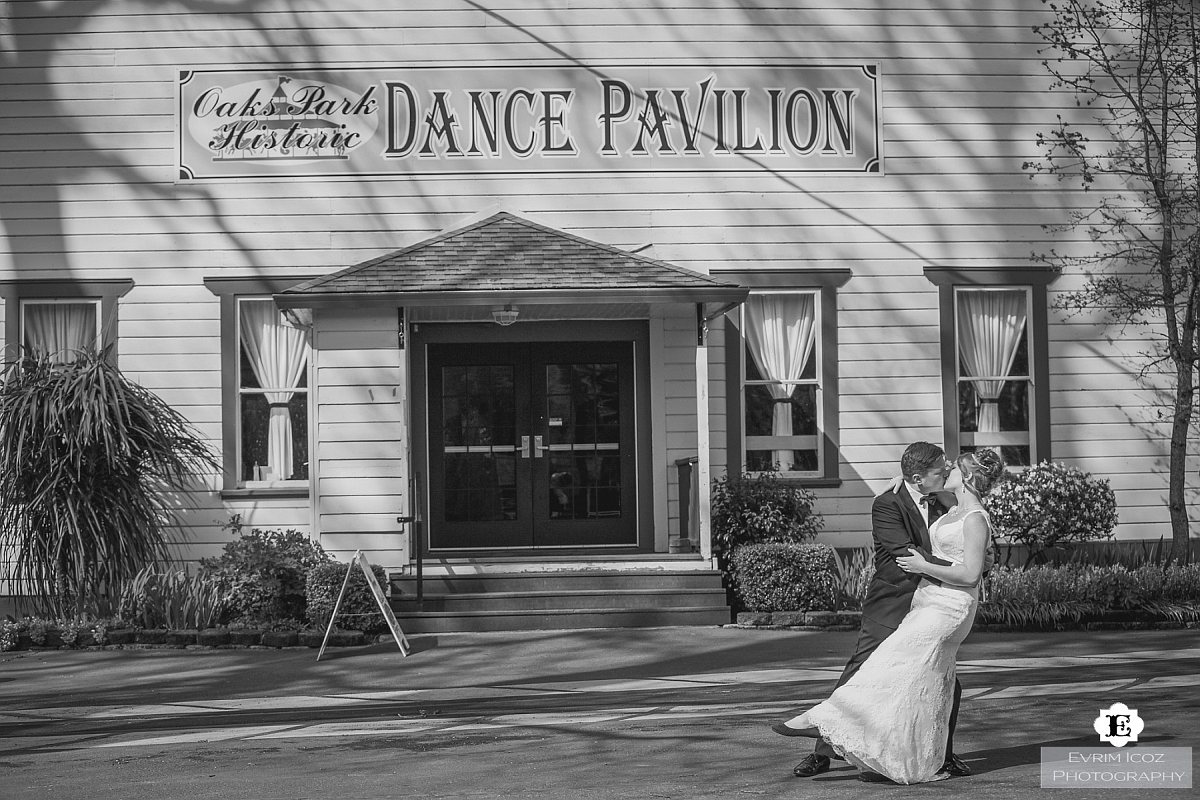 Oaks Park Dance Pavillion Wedding