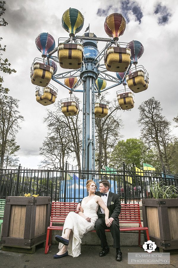 Oaks Park Dance Pavillion Wedding