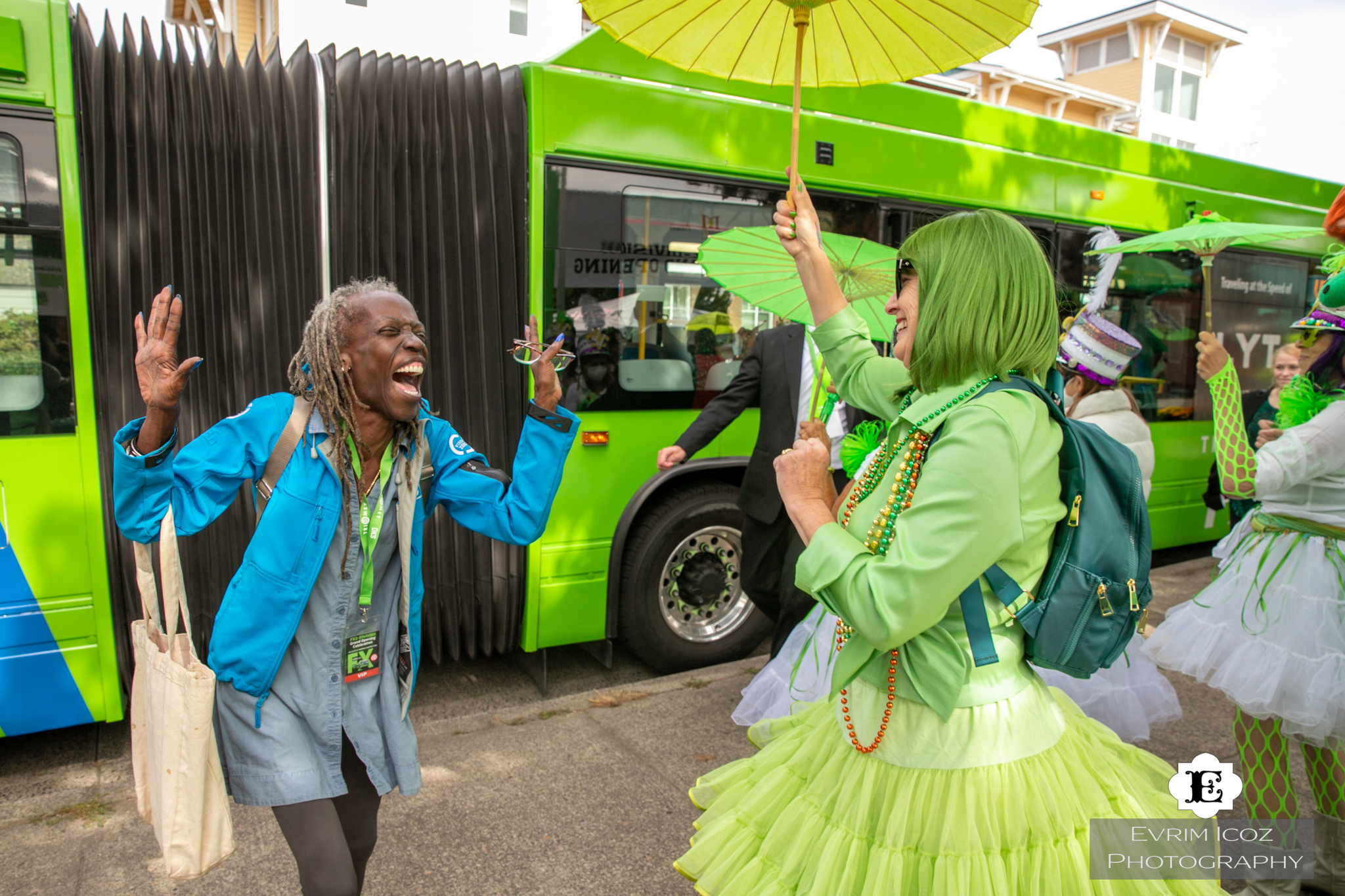 Portland to Gresham Trimet FX2 Bus Line Opening Event